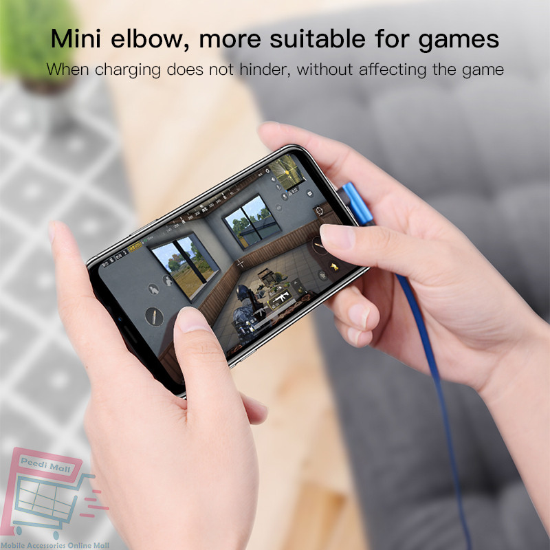 Dây USB Sạc Nhanh 3M/2M 90 Độ Cáp Sạc 3.0A Android Micro USB/Type-C/IOS Cáp Dữ Liệu Bện Nylon Khuỷu Tay Cho Samsung/Sony/Xiaomi Để Chơi Game Zweicx