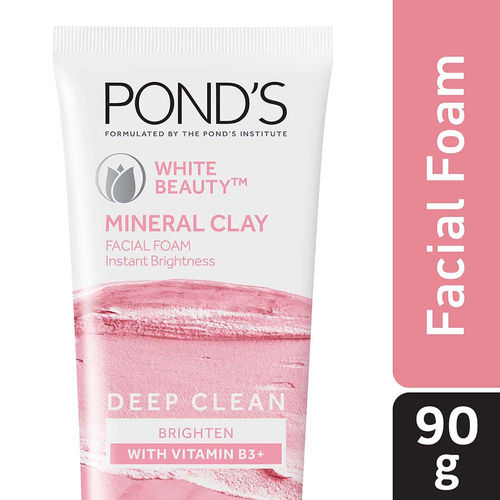 ponds face wash clay