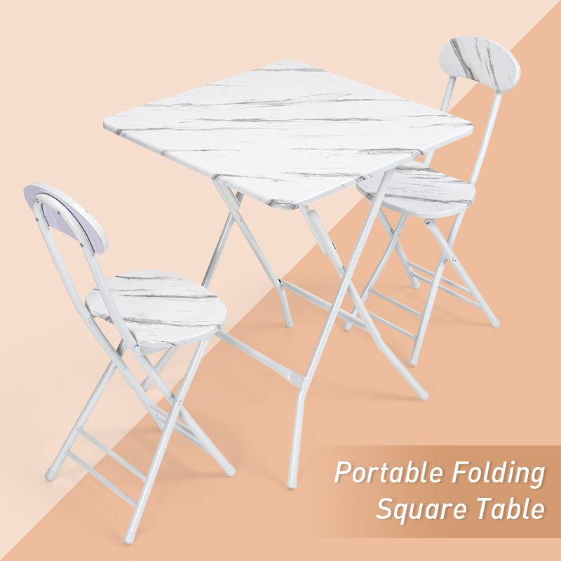 Folding Table for Dining Portable Convenient Household Small Table and