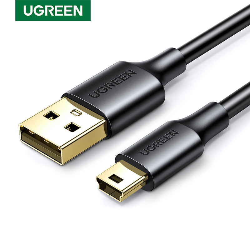 UGREEN Mini USB Cable USB  Type A to Mini B Cable Data Charging Cord  Compatible for GoPro Hero 3+, Hero HD, PS3 Controller, Phone, MP3 Player,  Dash Cam, Digital Camera, SatNav,