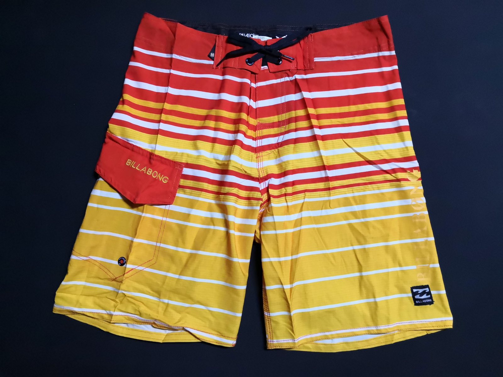 Billabong Board Shorts Boardshorts Platinum Overruns stripes design