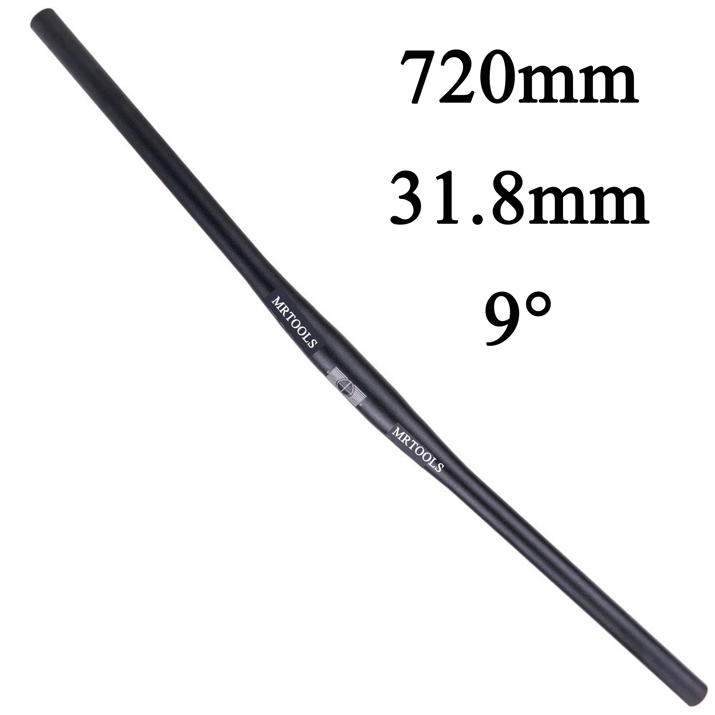 thumbnail interactive-video image 1 of ErgoTec E-Bike Handlebar M-Bar 31.8mm: Aluminium Cruiser Style, 700mm Wide (Black) 1 of 6