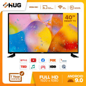 NEW HUG 40 Inch  Slim HD Smart TV Android 9.0