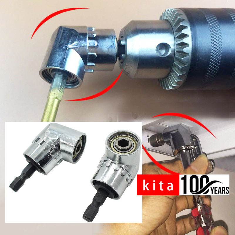 NEW 99Degrees Corner Screw Batch Head Electric Drill Accessory