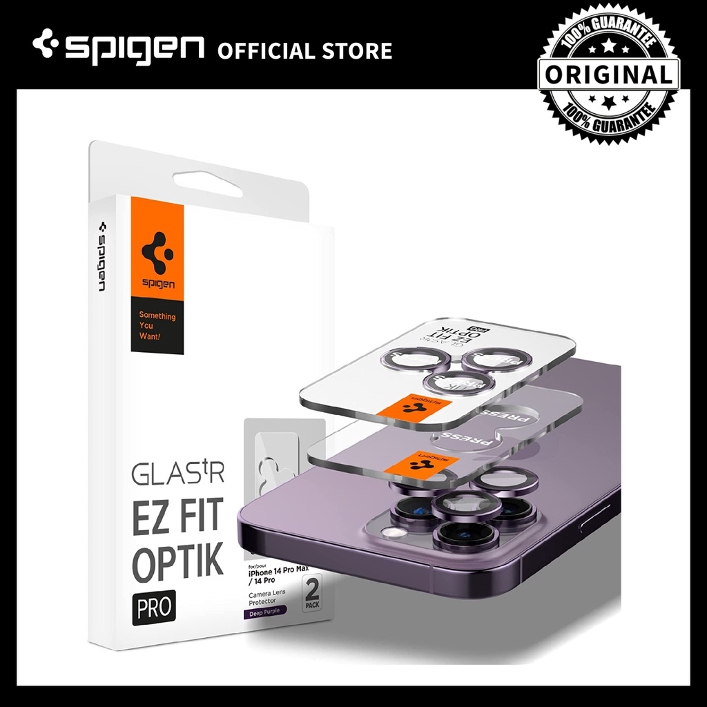 Spigen iPhone 14 Pro / 14 Pro Max Glas.tR EZ Fit Optik Pro Lens