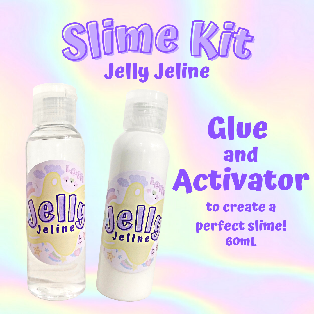 Slime Kit Glue and Activator Combo 60mL (Jelly Jeline) Lazada PH