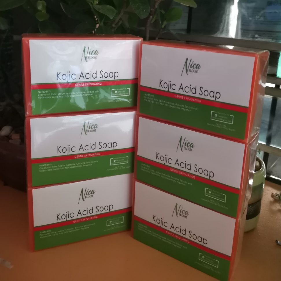 Set of 6 Nica Bloom Kojic Acid Soap Lazada PH