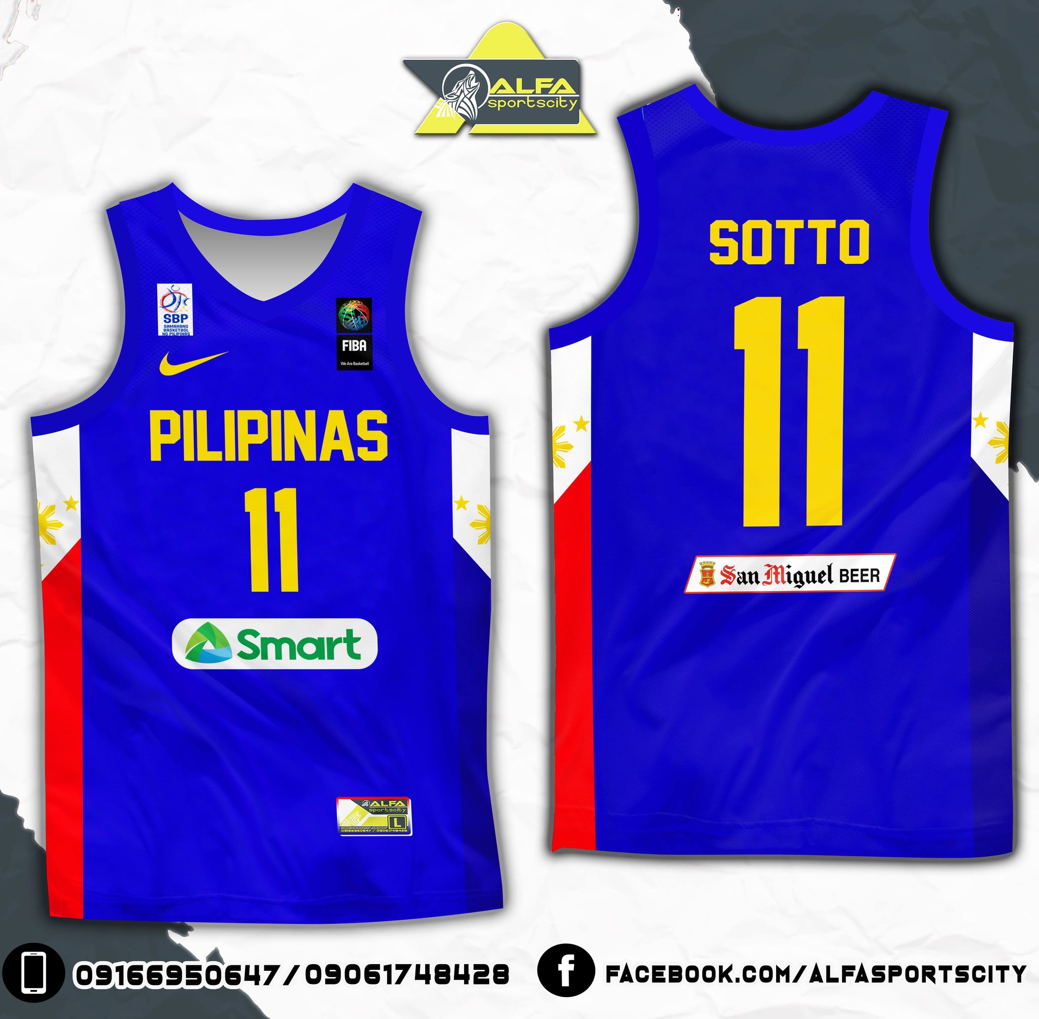 ALFA FULL SUBLIMATION JERSEY - PILIPINAS 