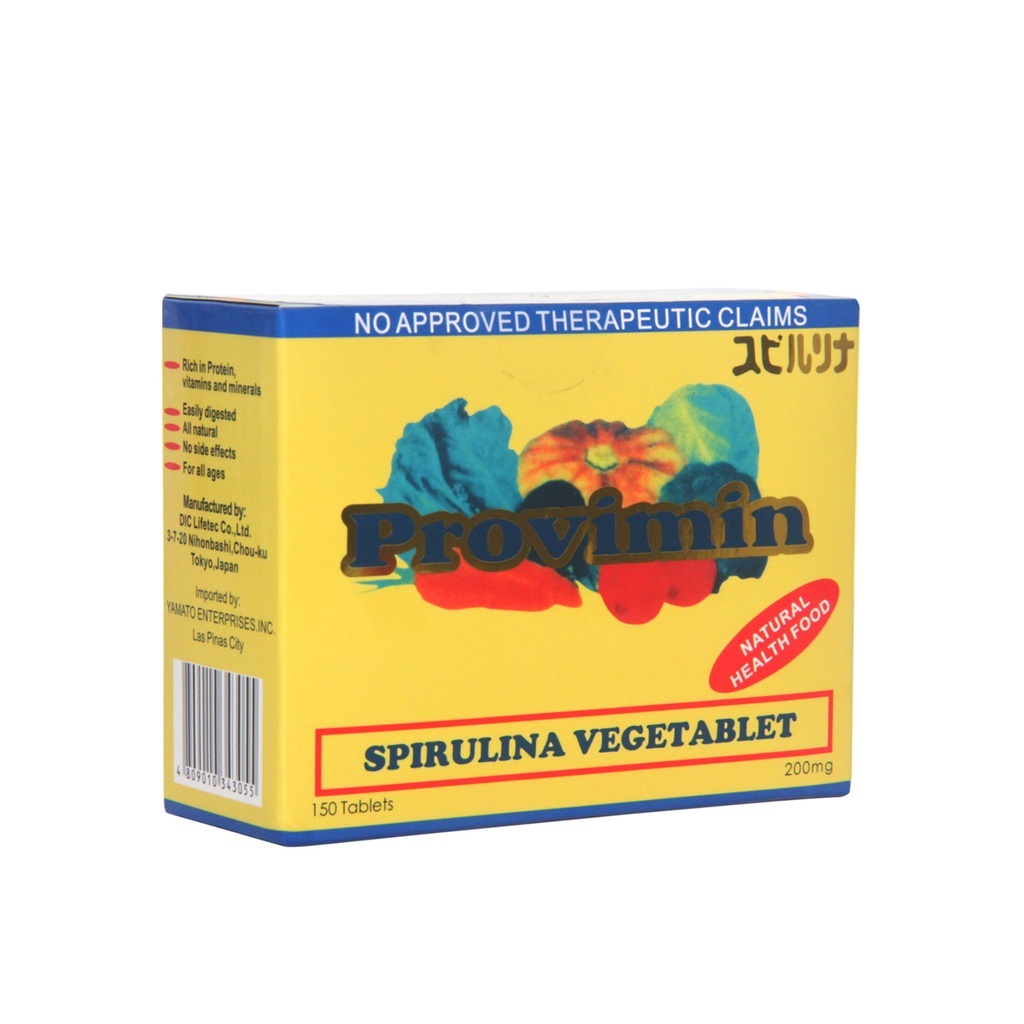 Authentic Provimin Spirulina Vegetablet 150s Lazada PH