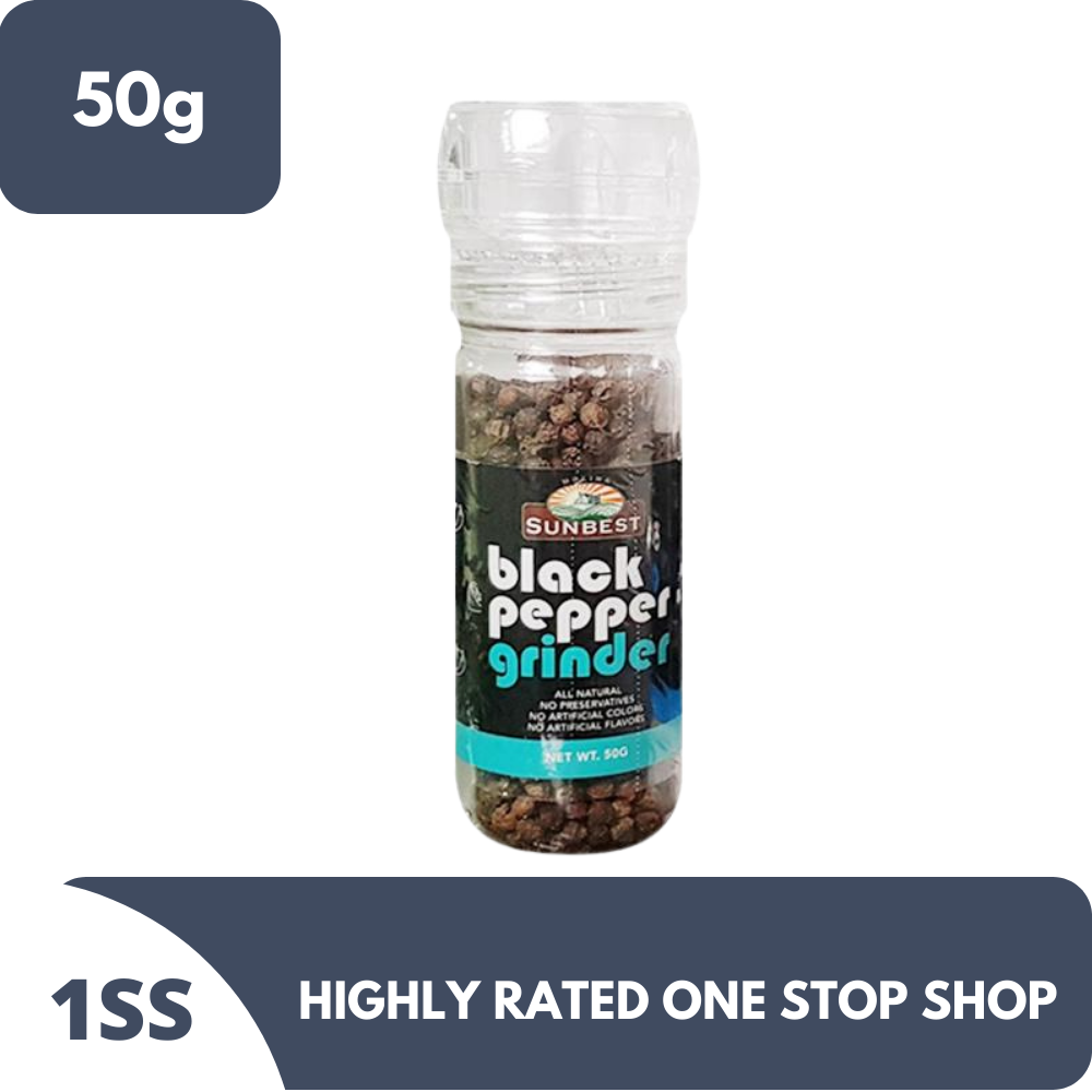 Sunbest Black Pepper Grinder 50g Lazada PH