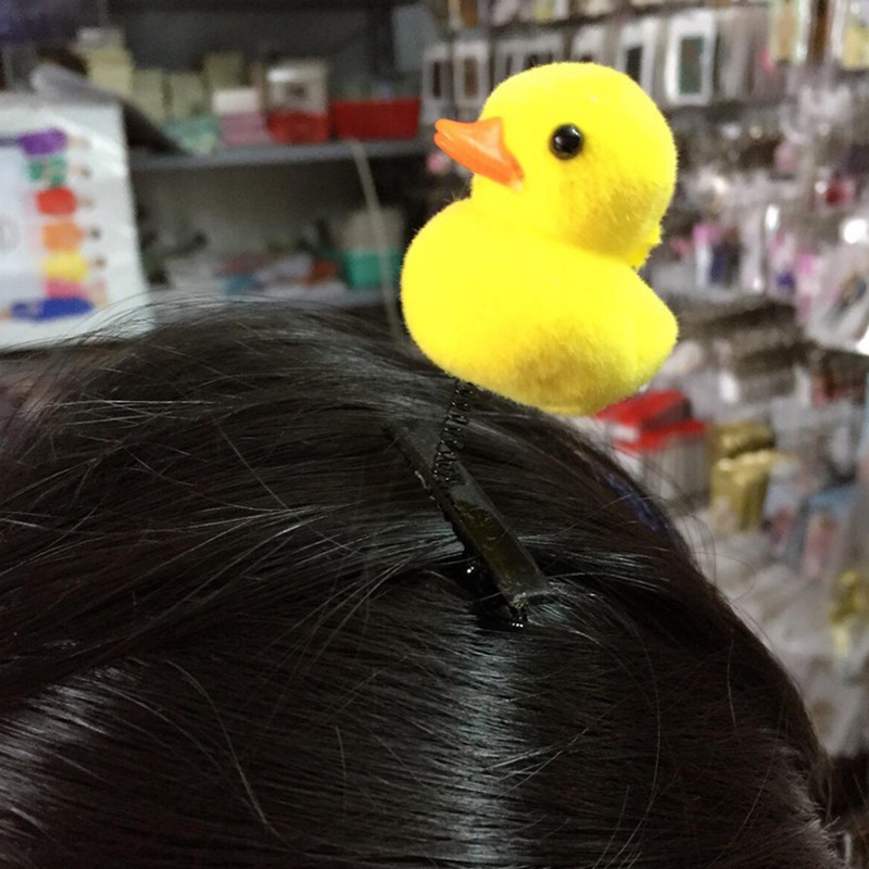 Little Yellow Duck Hairpin Fortune Duck Spring Hair Ornaments Three-dimensional Little Duck Headdress ZenababyShop