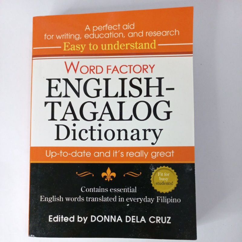 English Tagalog Dictionary 480 Pages Lazada PH