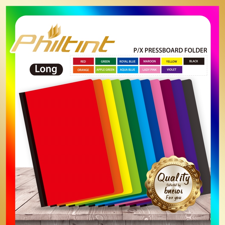 bnesos Stationary School Supplies P/X Pressboard Folder Long Expanding