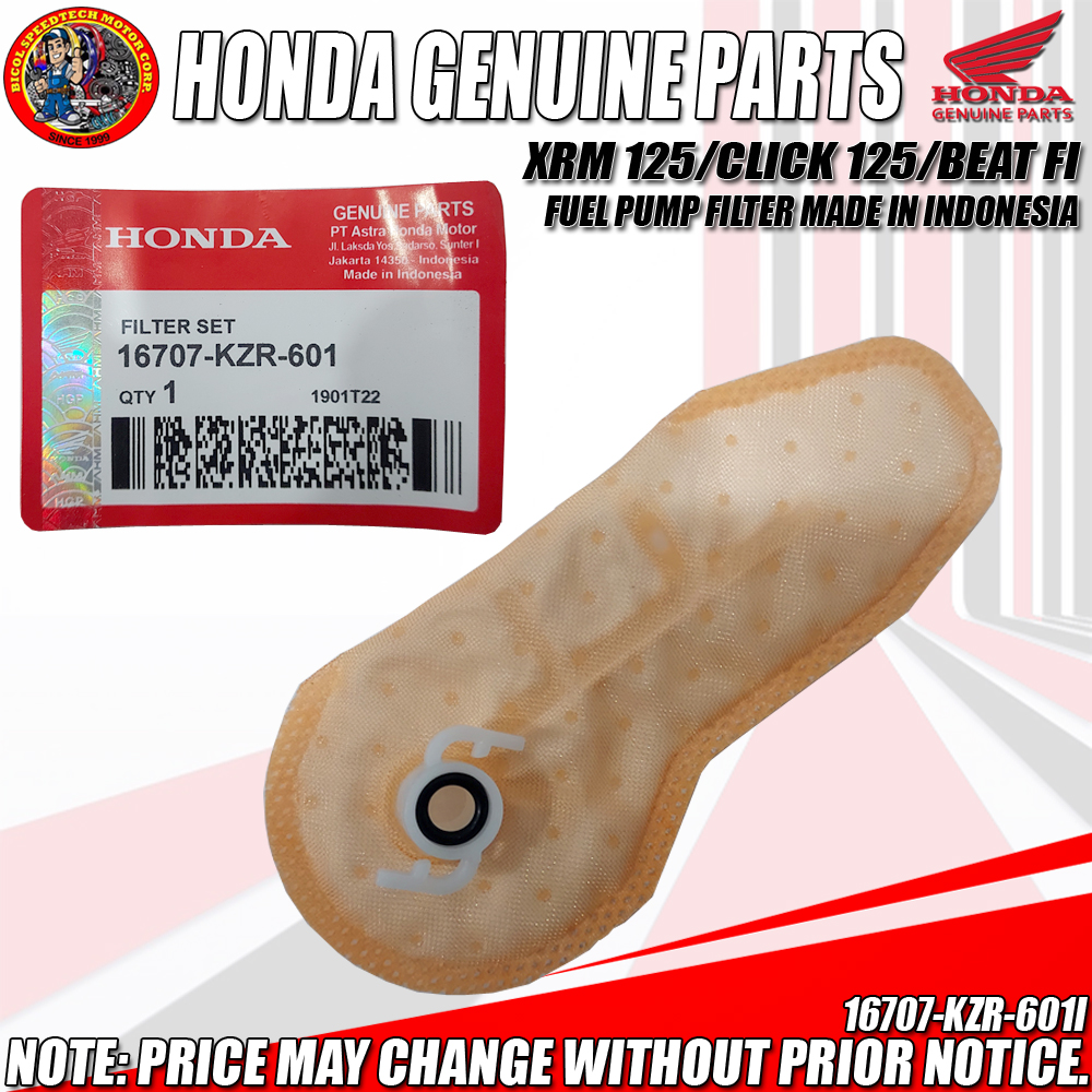 XRM 125/CLICK 125/BEAT FI FUEL PUMP FILTER MADE IN INDONESIA 16707KZR