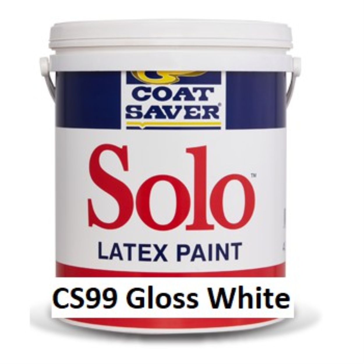 Coat Saver SOLO Gloss White Latex Paint CS99 4Liters / 1 Gallon Lazada PH