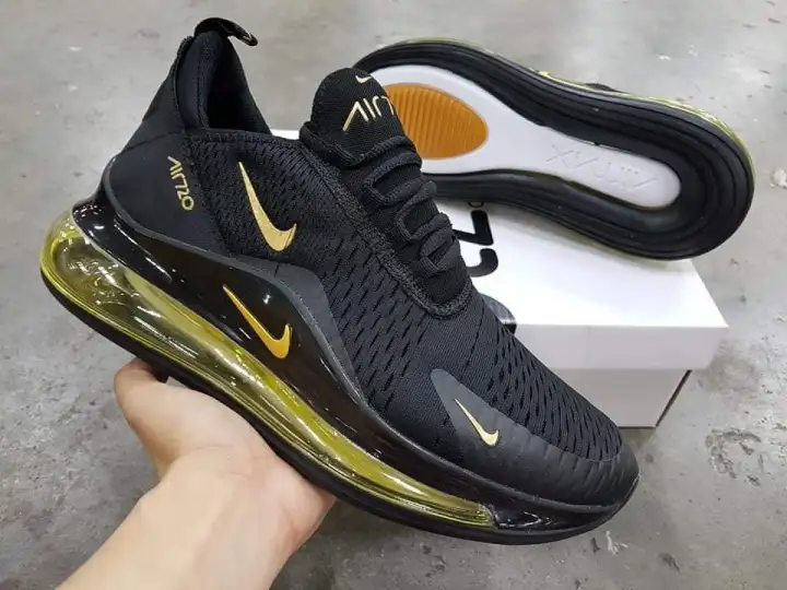 nike air 720 black and gold