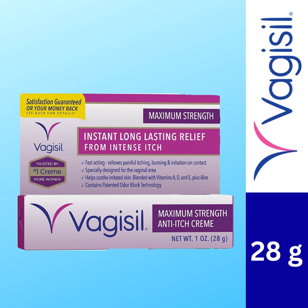 VAGISIL ANTI ITCH MAXIMUM STRENGTH YEAST INFECTION CREME 28 g Lazada PH