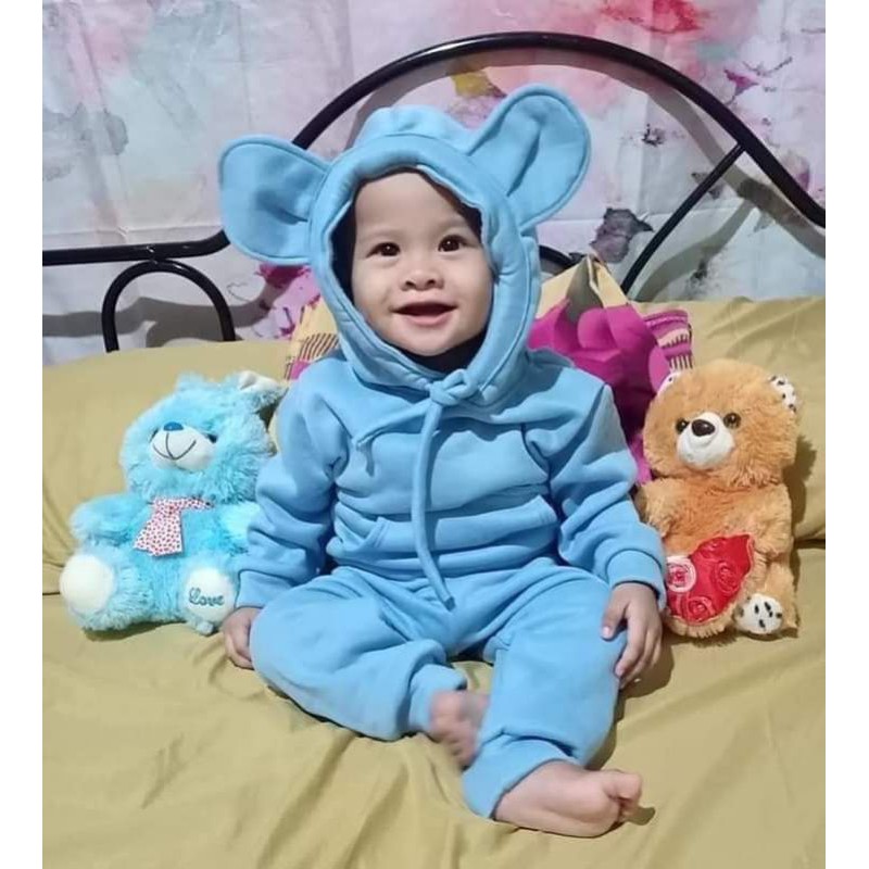 Bear Hoodie Jacket Jogger Terno for Toddlers | Lazada PH