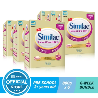 Similac TummiCare HW 3+800G, For Kids Above 3 Years Old Bundle of 6