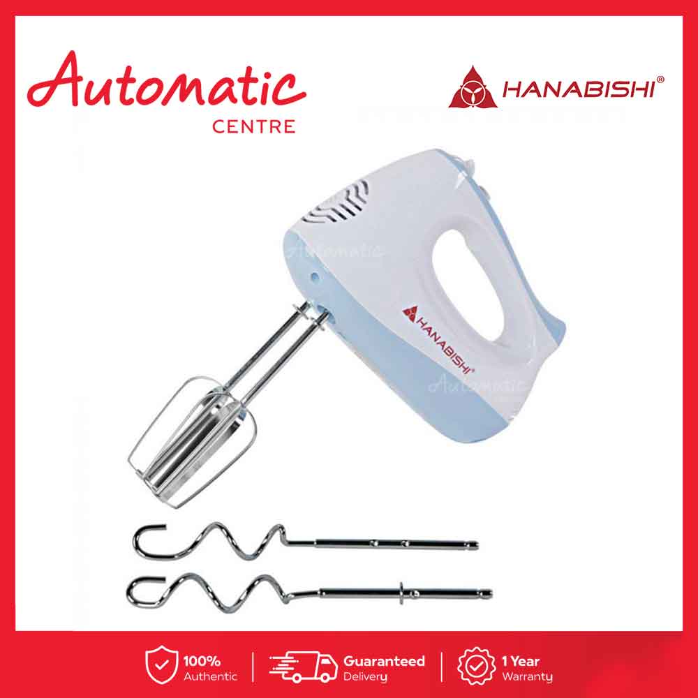 Hanabishi HHM 51 Hand Mixer with 5 Speed control and turbo option ...