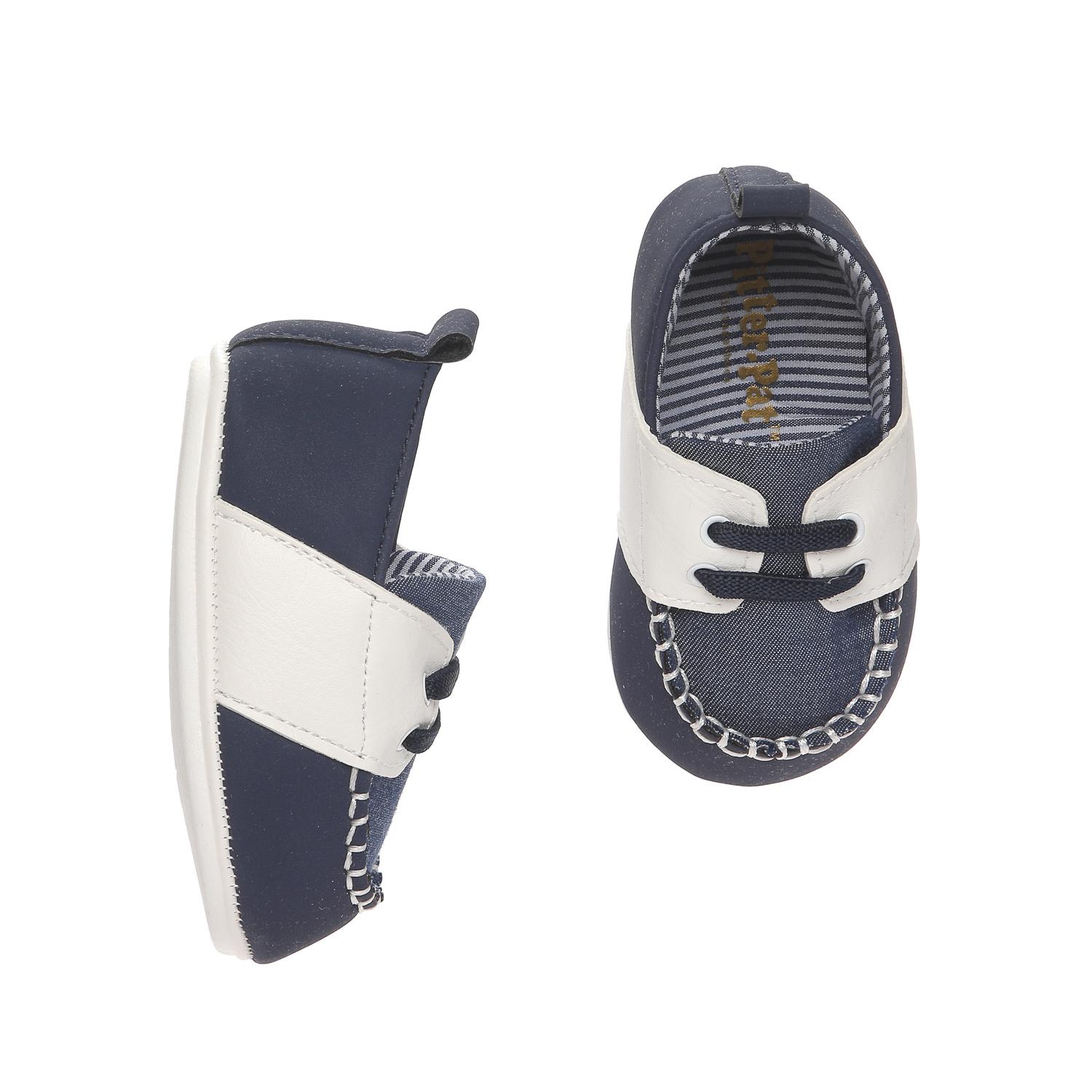 Pitter Pat Baby Boys' Loafers in Blue 