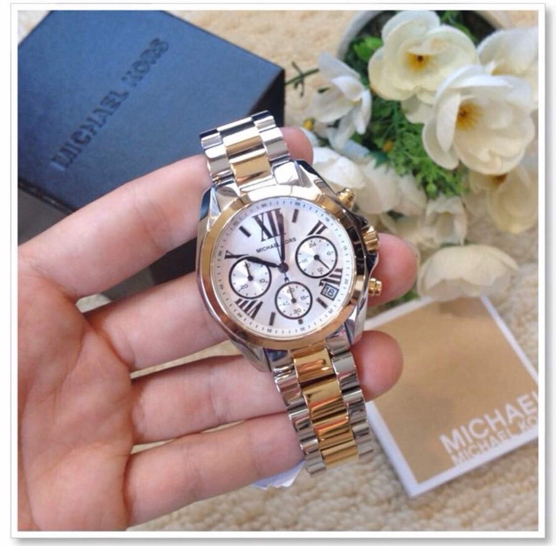 Amazoncom Michael Kors Womens Runway Rose GoldTone Watch MK3197  Michael  Kors Clothing Shoes  Jewelry