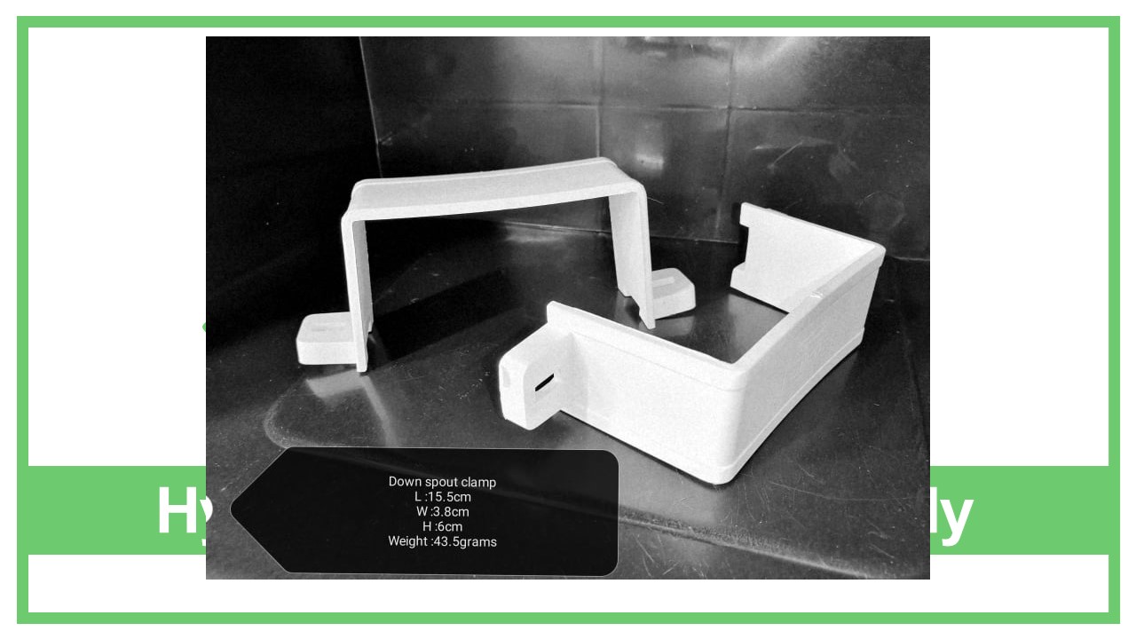 Downspout Clamp for 2 1/2" x 4" (10 pcs) Lazada PH