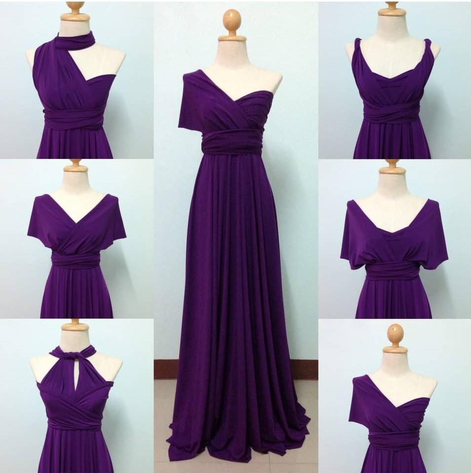 infinity dress violet