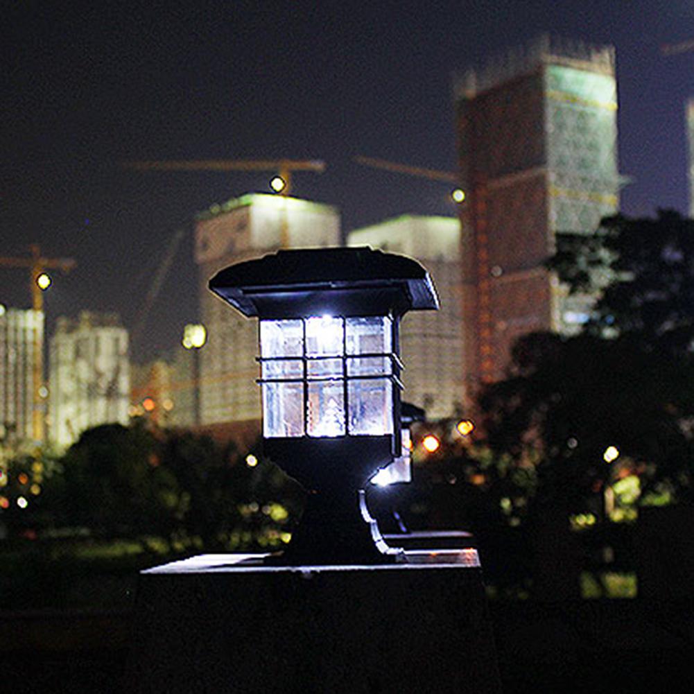 Đèn LED Chạy Bằng Năng Lượng Mặt Trời Sân Vườn Đèn Trụ Trang Trí Ngoài Trời Tự Động Bật/Tắt