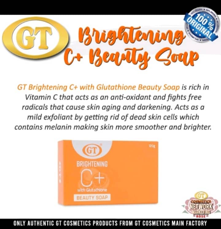 GT Cosmetics Brightening C+ with Glutahione Beauty Soap