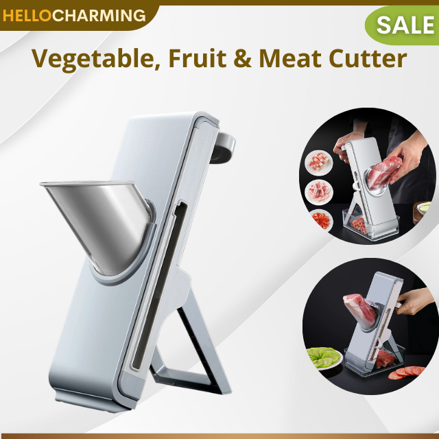 HELLO CHARMING Multipurpose Vegetable Fruit Meat Cutter Slicer and
