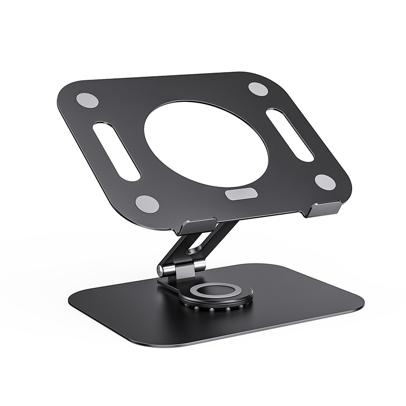 Laptop Stand 360 Rotation Adjustable Height Solid Aluminum Alloy