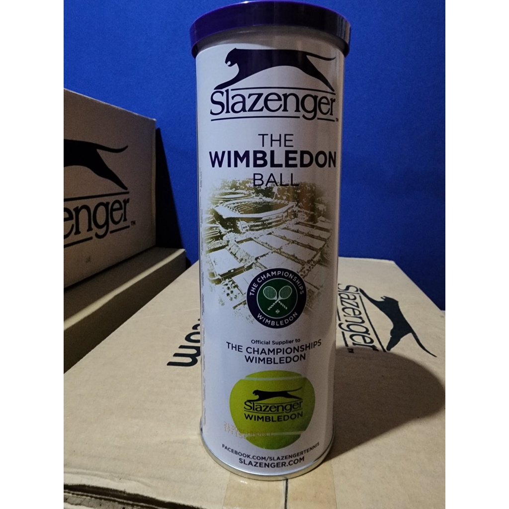 Slazenger The WIMBLEDON (3 balls per 1 can) tennis balls Lazada PH