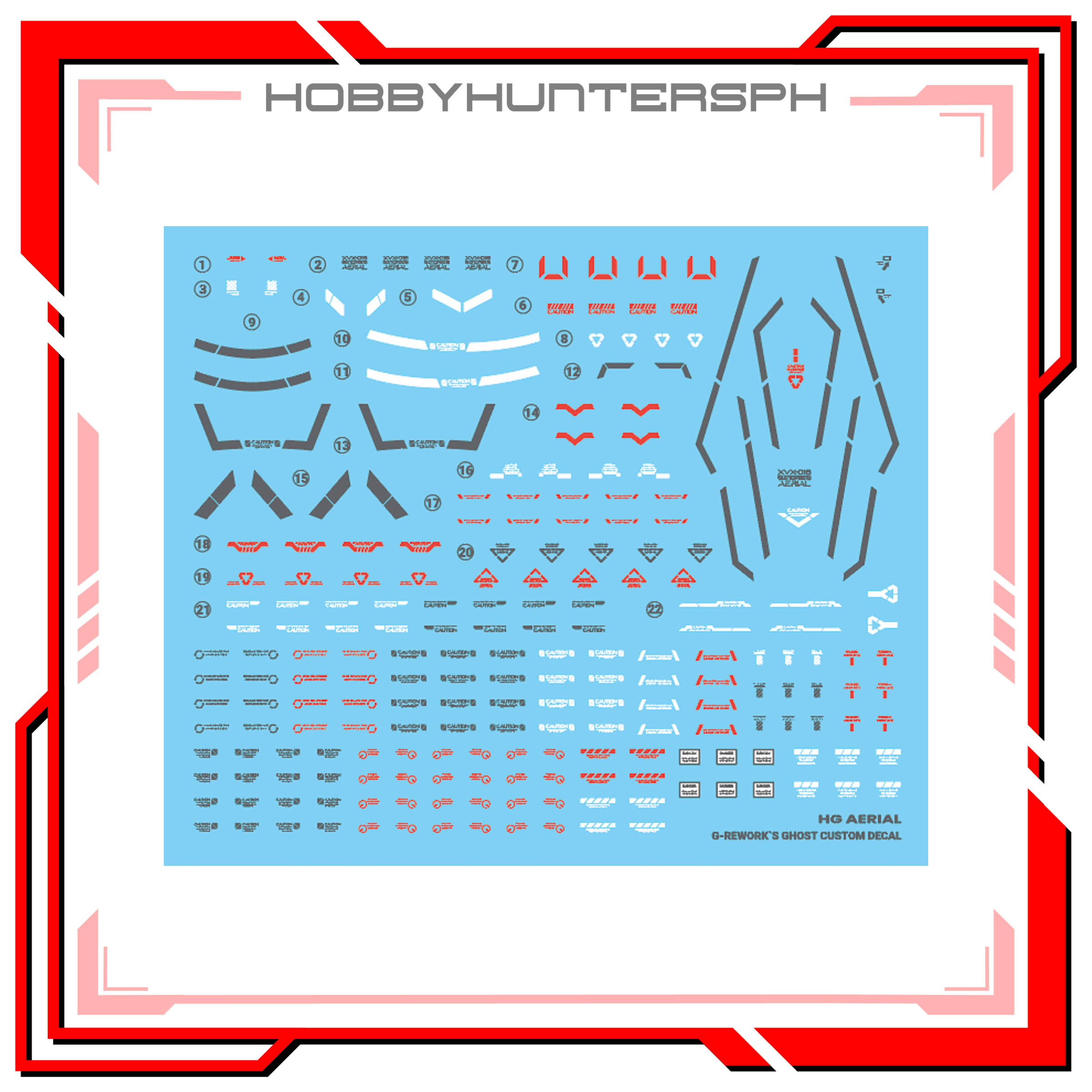 GRework HG Aerial Gundam (The Witch From Mercury) Premium Waterslide