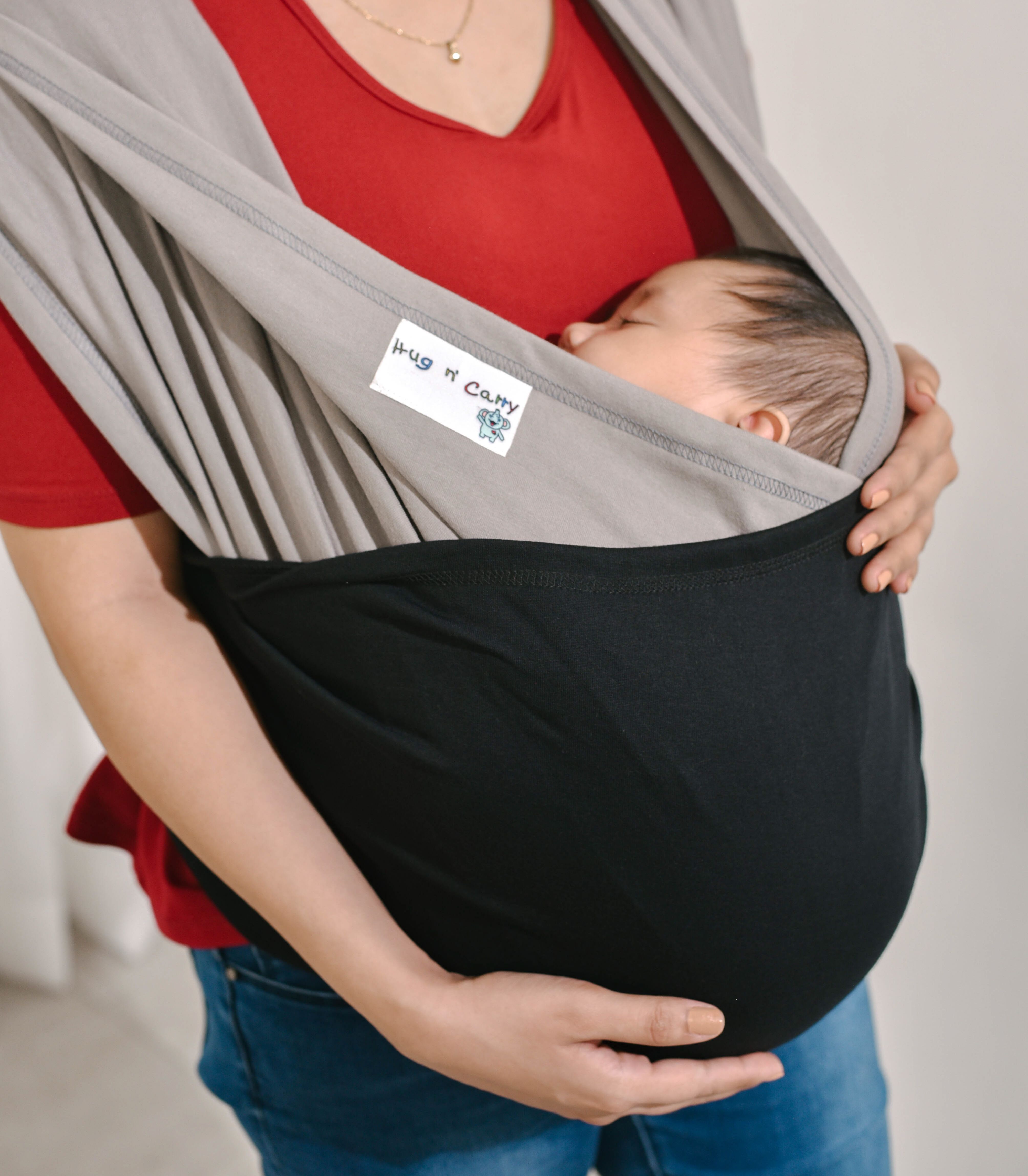 Hug n' Carry [Gray] Soft Baby Carrier Lazada PH