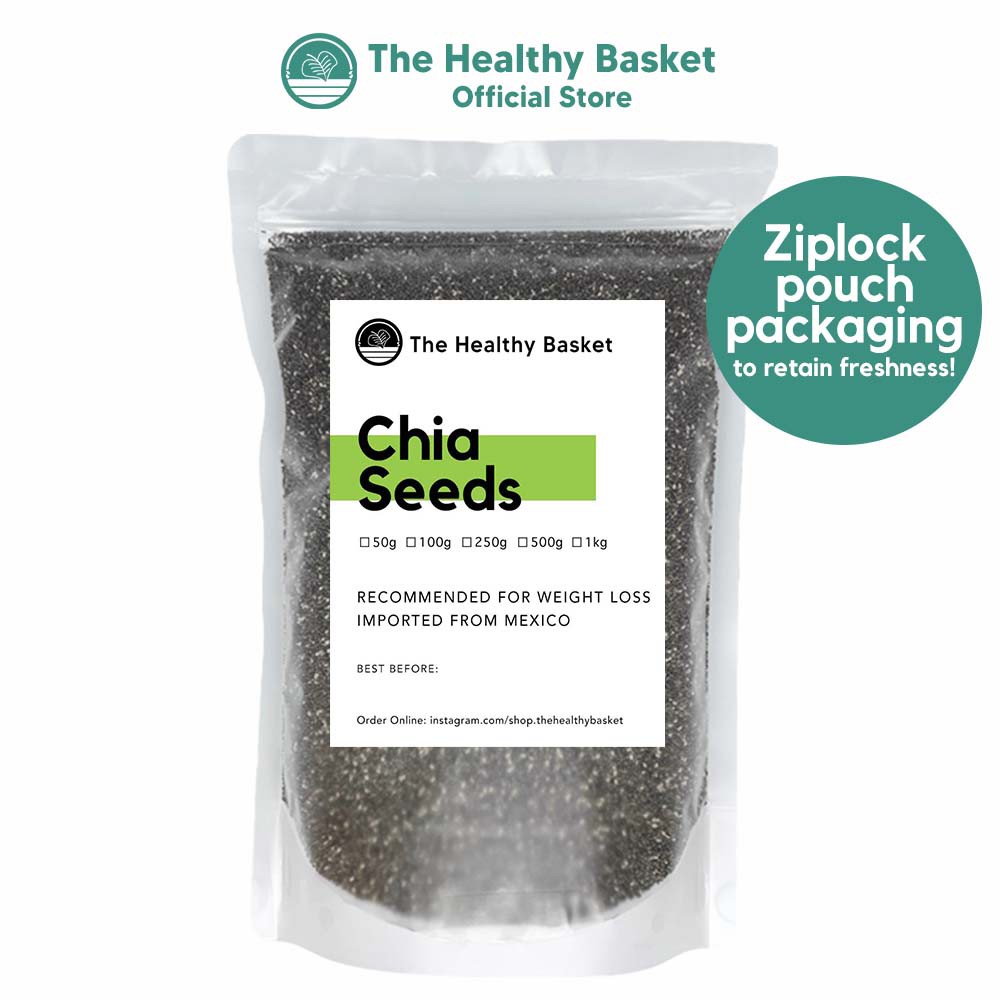 【new】 Organic Chia Seeds (100g, 250g, 500g, 1kg) Lazada PH