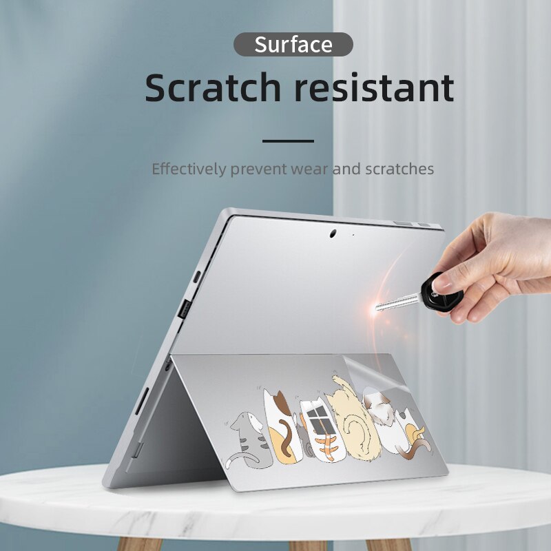 Cartoon pattern vinyl Sticker for Microsoft Surface Pro 7/6/5/4/3/8/9  Surface pro X GO 2 Back Cover Body Decal Skin Protector
