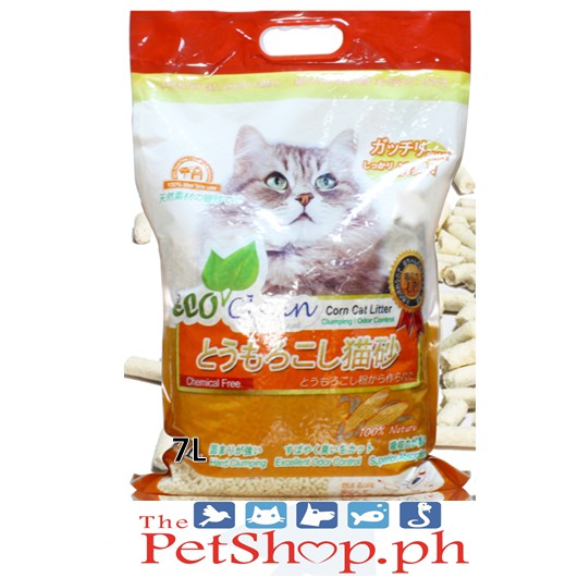 magagandang deal Eco Clean Tofu Cat Litter Corn ClumpingOdor Control 7L