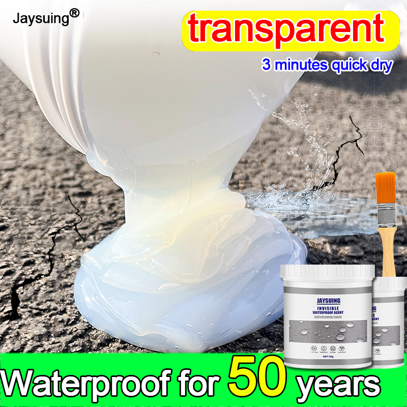 💥300g💥Transparent Water Proof Glue Super Waterproof Glue Sealant For toilets walls windowsills