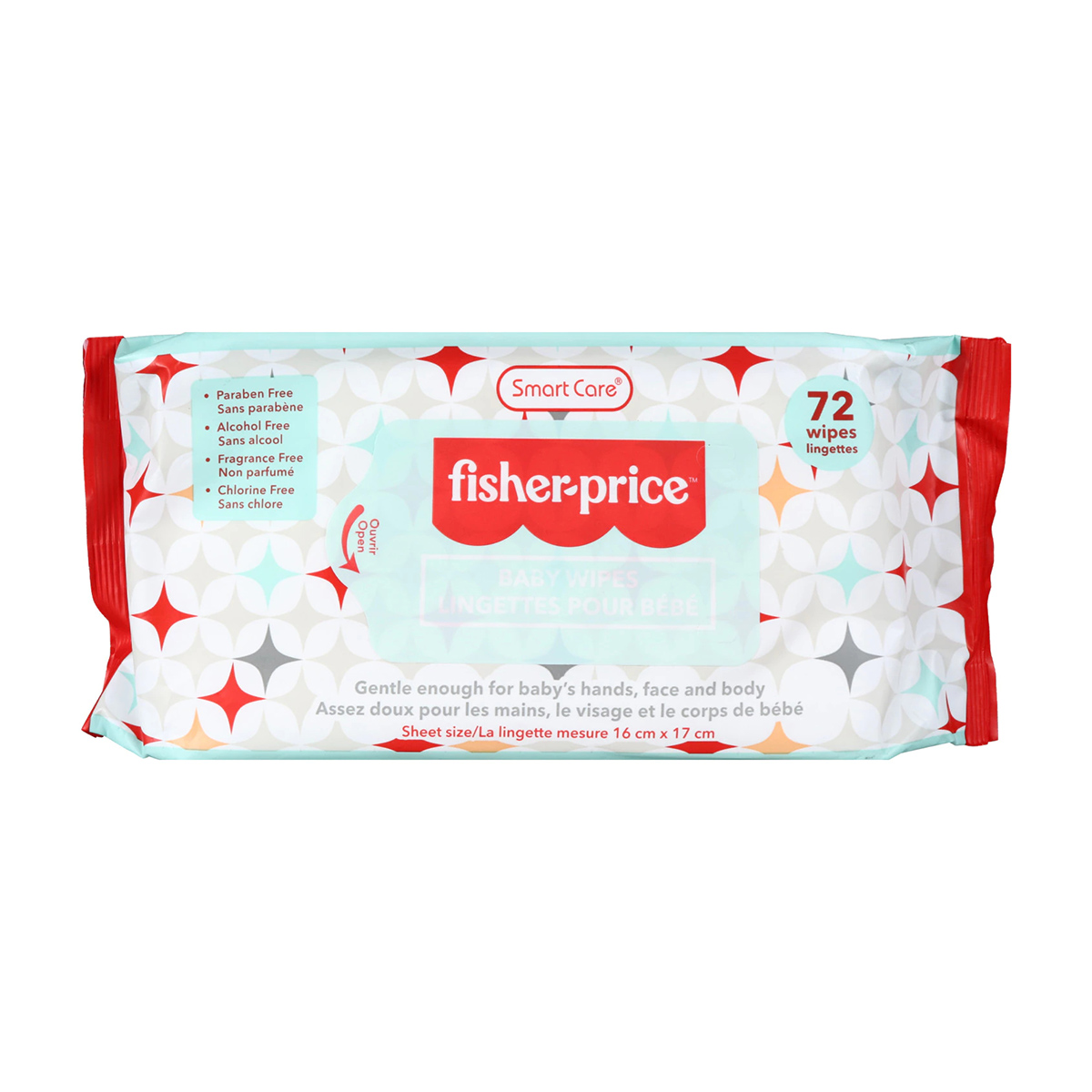 Smart Care FisherPrice Baby Wipes, 72 wipes Lazada PH