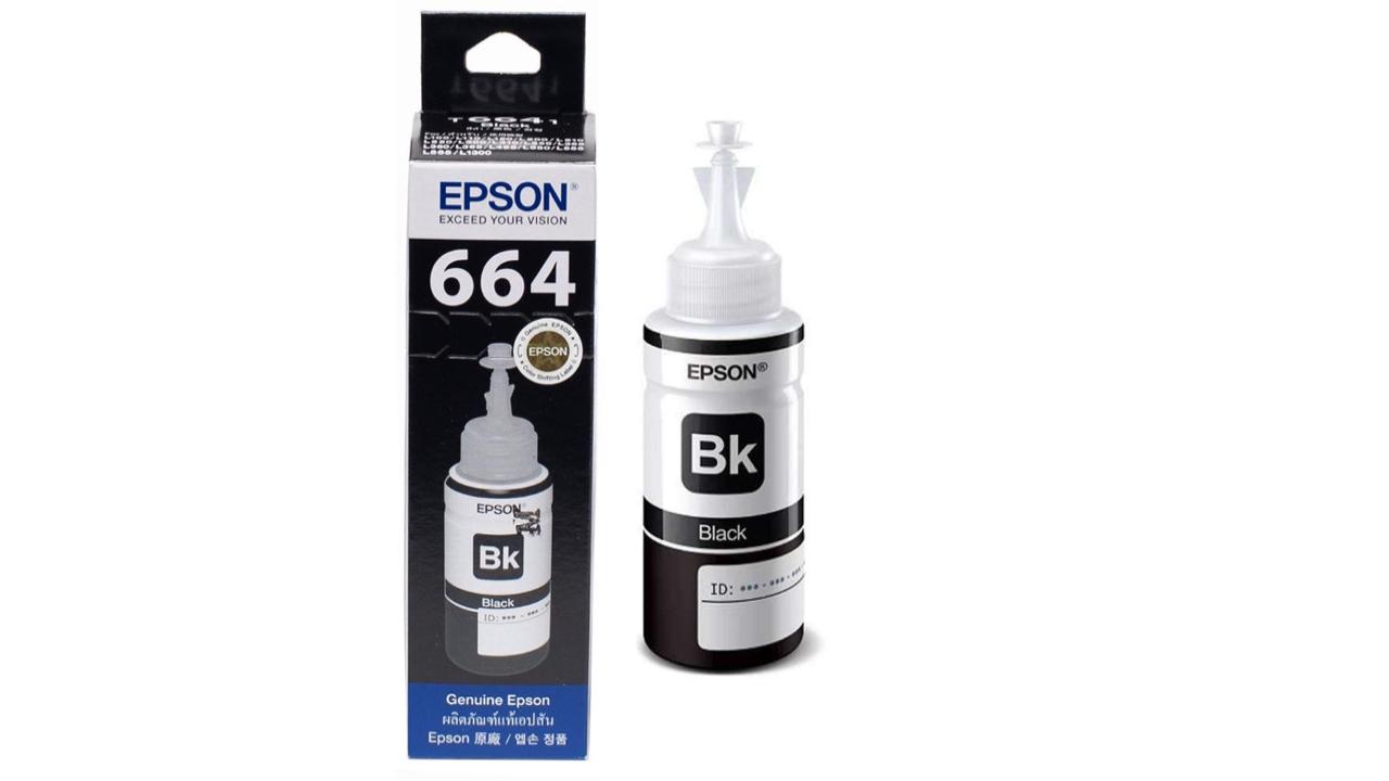EPSON GENUINE T6641 BLACK INK BOTTLE 70ml Lazada PH