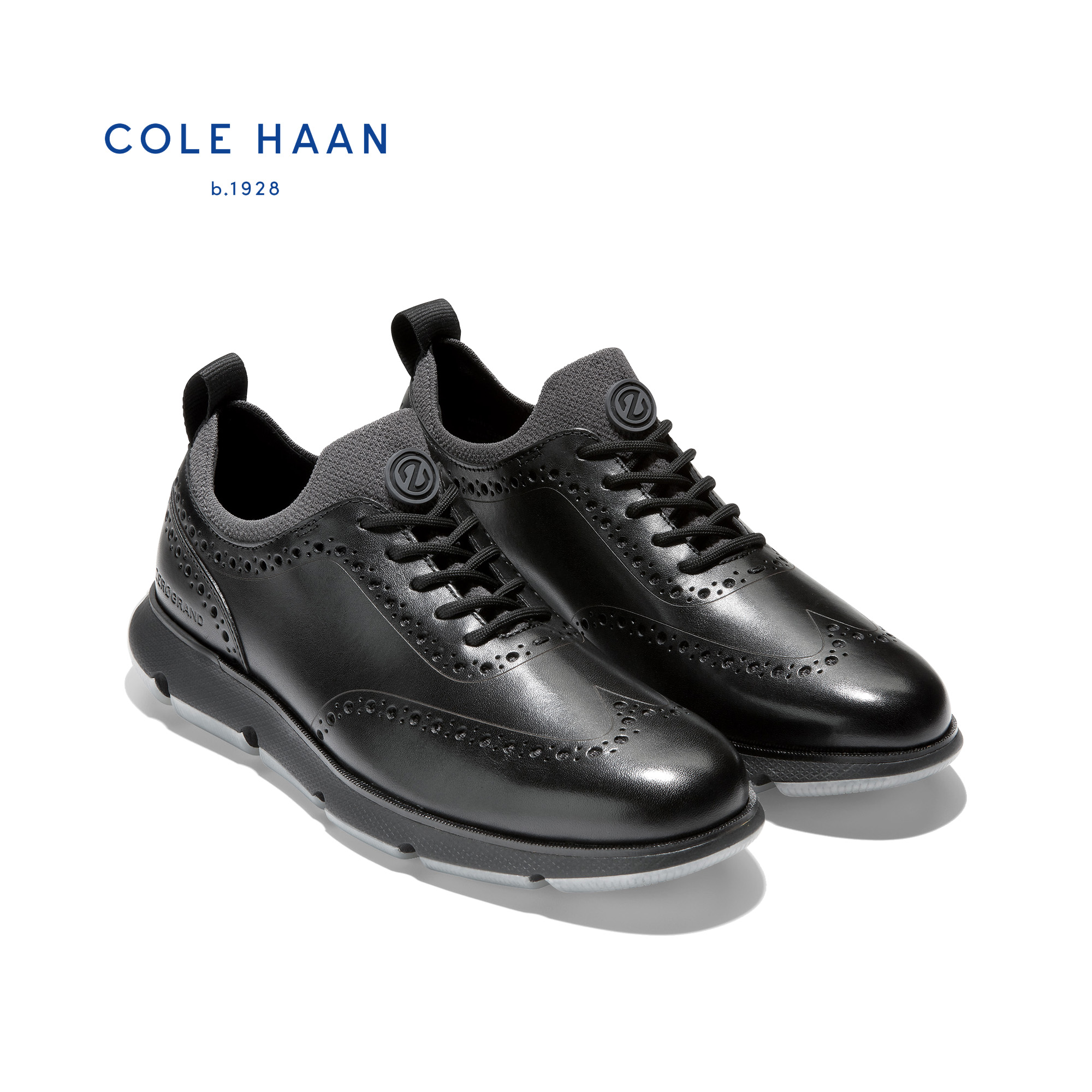 Cole haan black hot sale slip on shoes