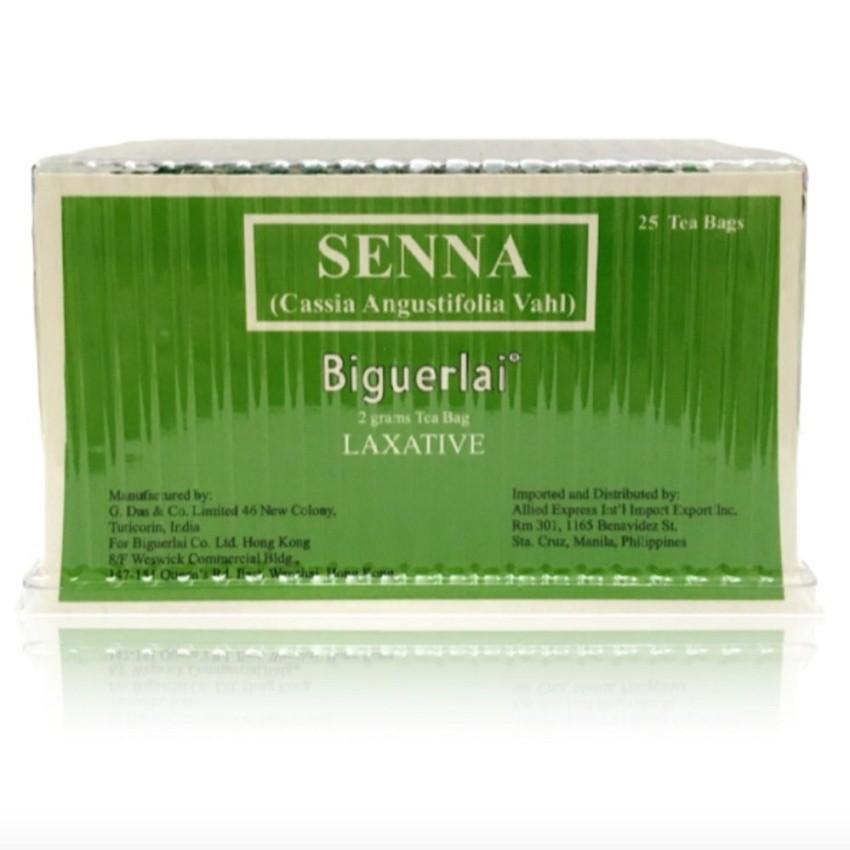 Senna Biguerlai Tea Laxative Slimming Tea 25's review and price
