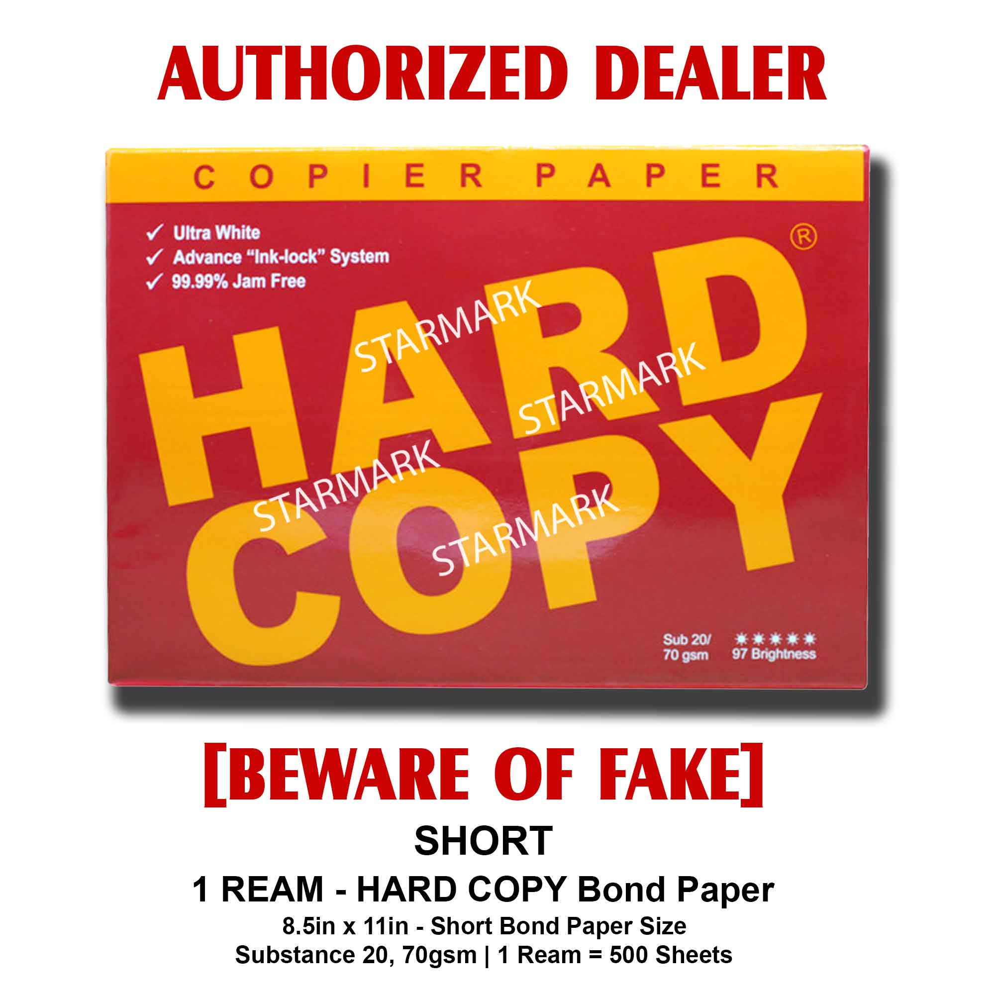 Hard Copy Bond Paper SHORT Bond Papers 8 5x11 Inches Substance 20 