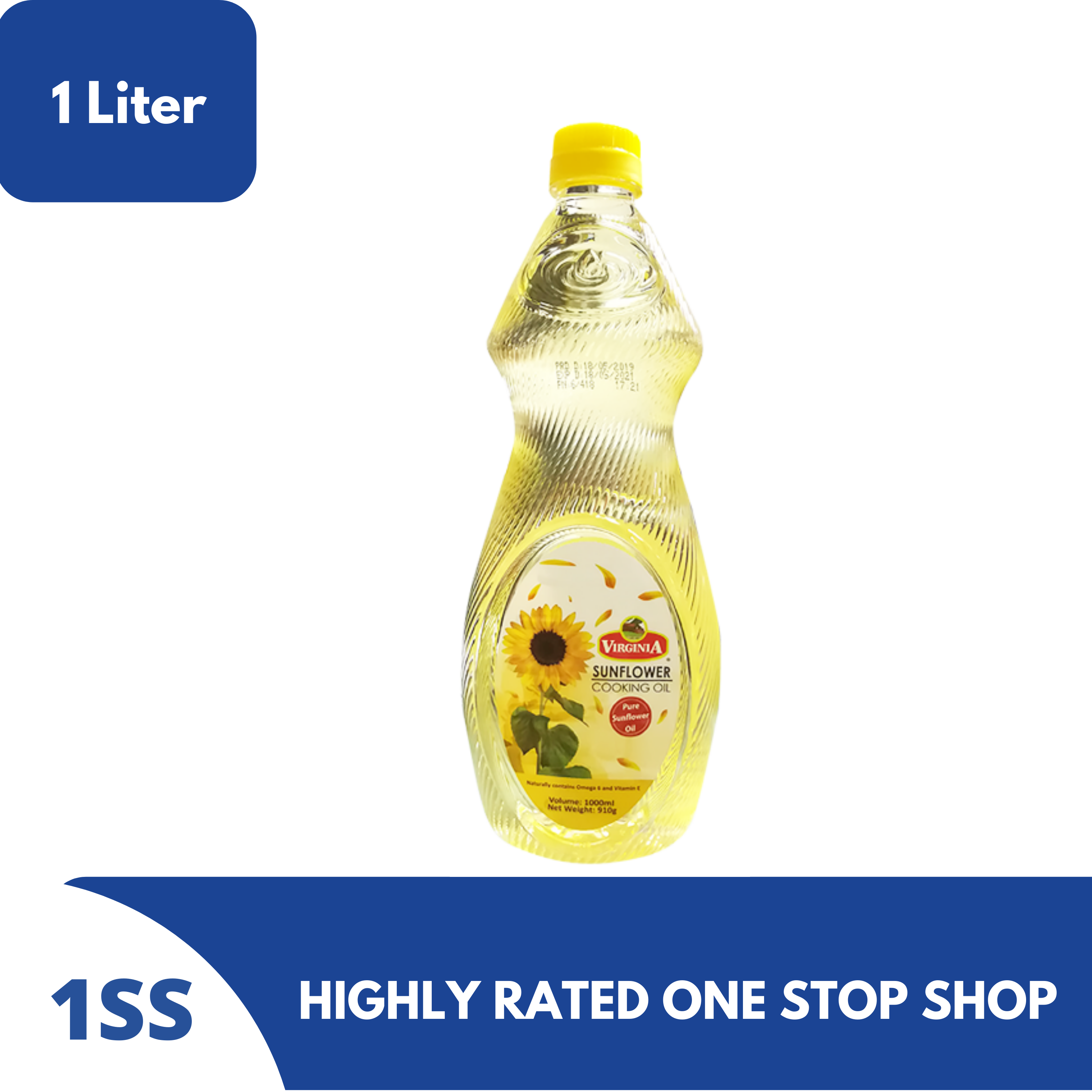 Virginia Sunflower Cooking Oil, 1 Liter Lazada PH
