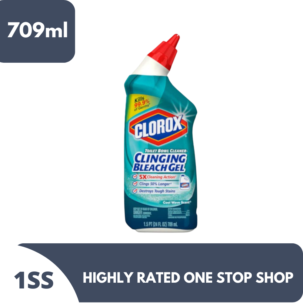 Clorox Toilet Bowl Cleaner Clinging Bleach Gel 709ml Lazada Ph