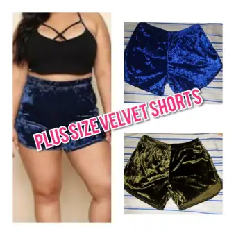 cheap velvet shorts