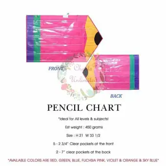 Pencil Pocket Chart
