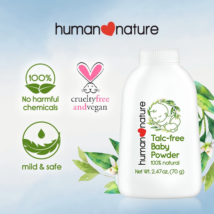 human nature baby powder
