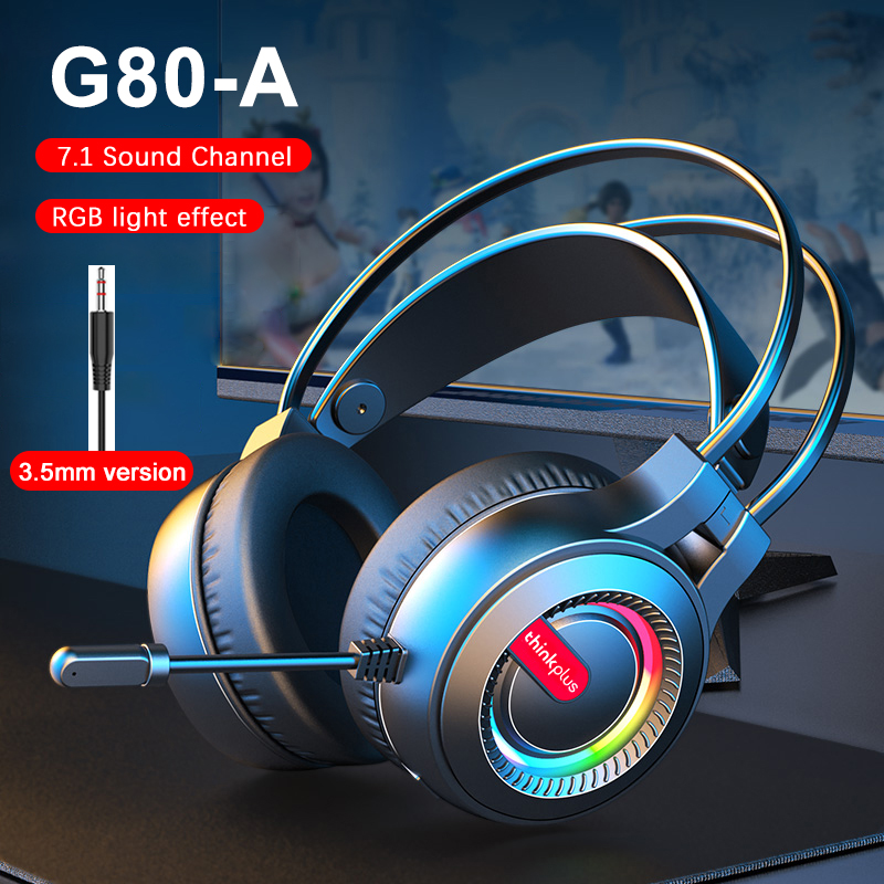 Lenovo G60 Gaming Headphone 7.1 Stereo Surround Sound Headset USB&3.5mm